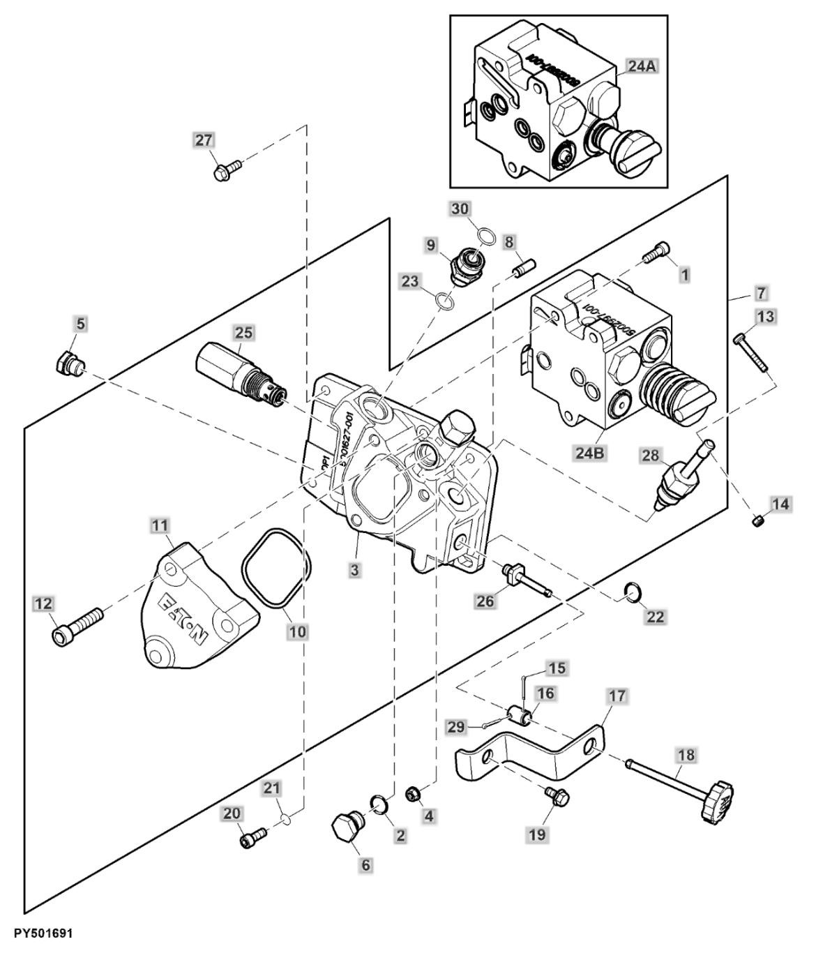 Van điều khiển trục lắc WO QRL